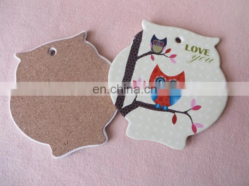 customize design bulk printed pocerlain ceramic plate, handmade ceramic coaster