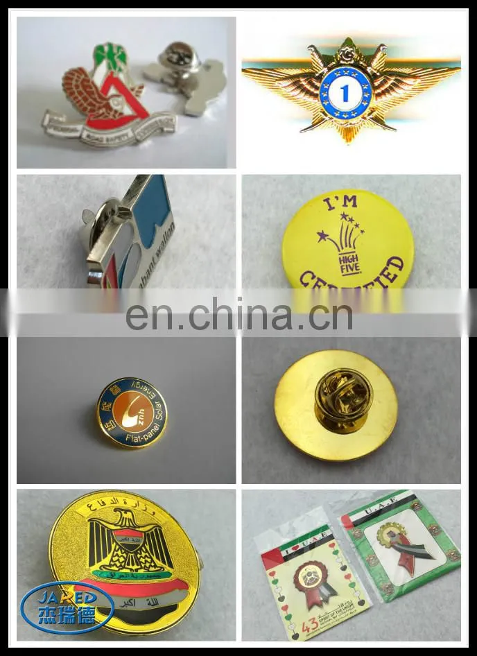Cheap animation style custom plastic pins round badges