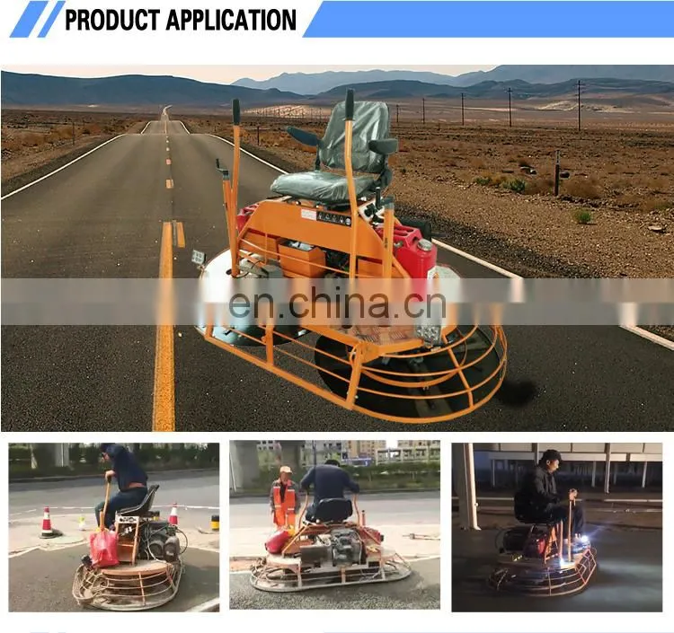 mini concrete ride on power trowel machine for sale