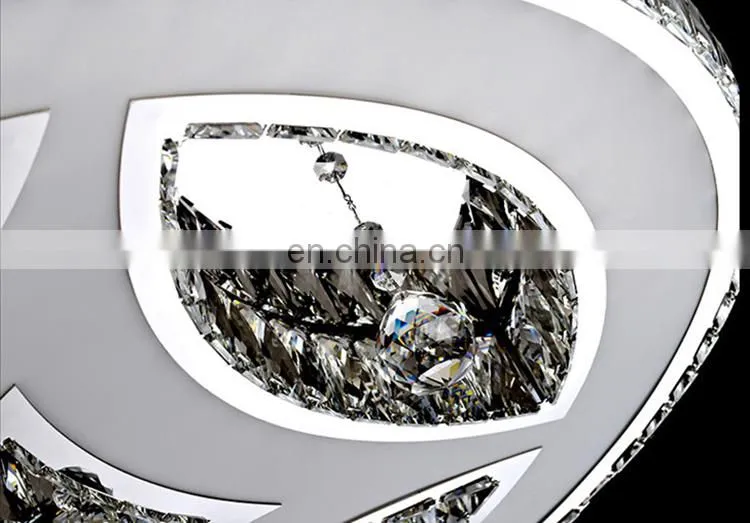 Led ceiling lamp fashion crystal ceiling lamp stainless steel creative led lightings