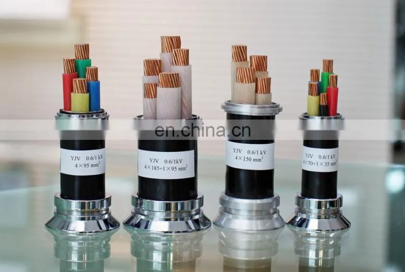 China high quality 0.6/1kv VV pvc insulated cable 50mm2