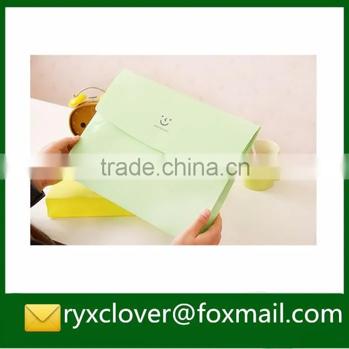 Button envelope plastic custom printing document bag