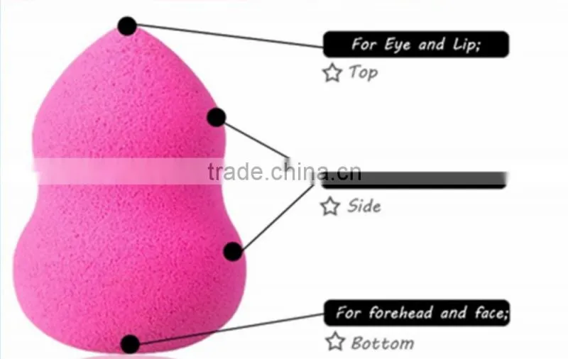 Latex-free Gourd Bottle Shape Makeup Sponge Cosmetic Puff