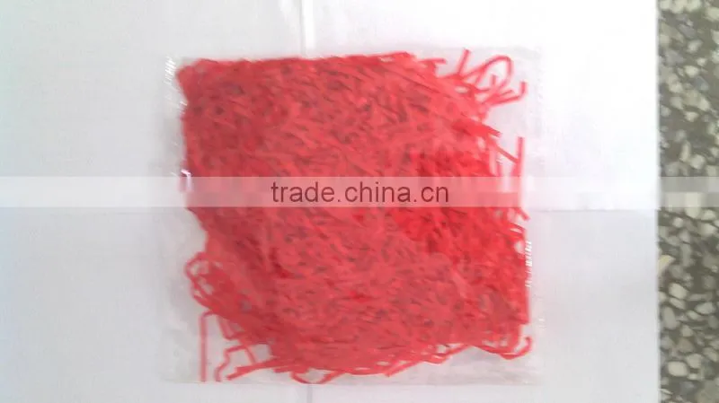 Basket Stuffering Crinkle Cut Zig Zag Paper Shredded, Raffia Paper Litter