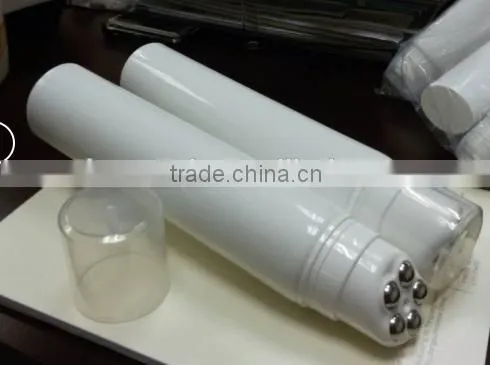 250ml empty cosmetic soft tube with metal roller ball