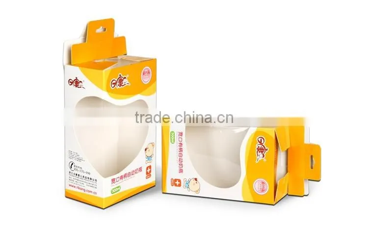 Wholesale see through Packaging paper Box with Clear PVC Window