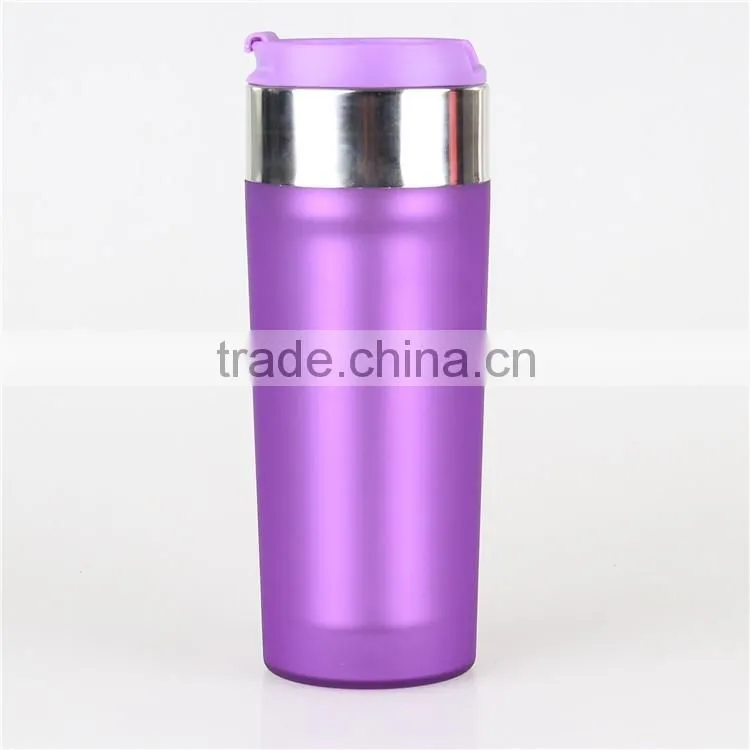 new design FOR YOU double wall steal inner AS outer travel mug