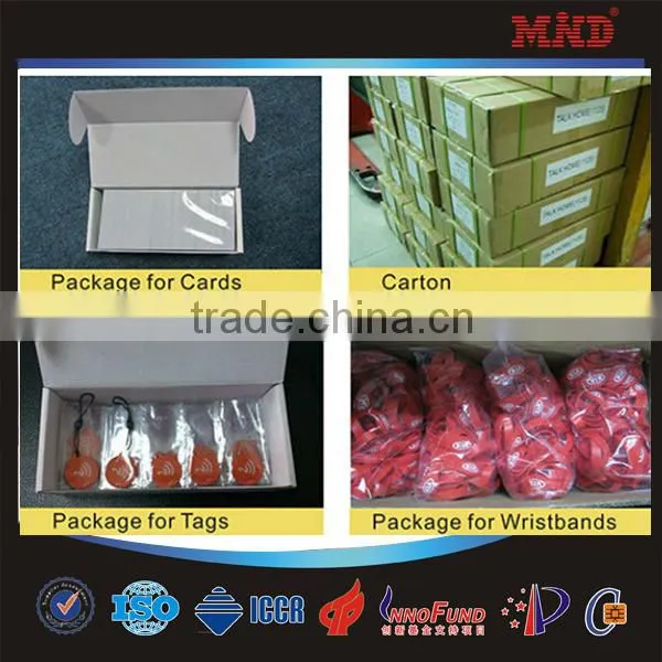 MDW204 Custom Design One Time Use Disposable NFC Woven RFID Wristband for Event