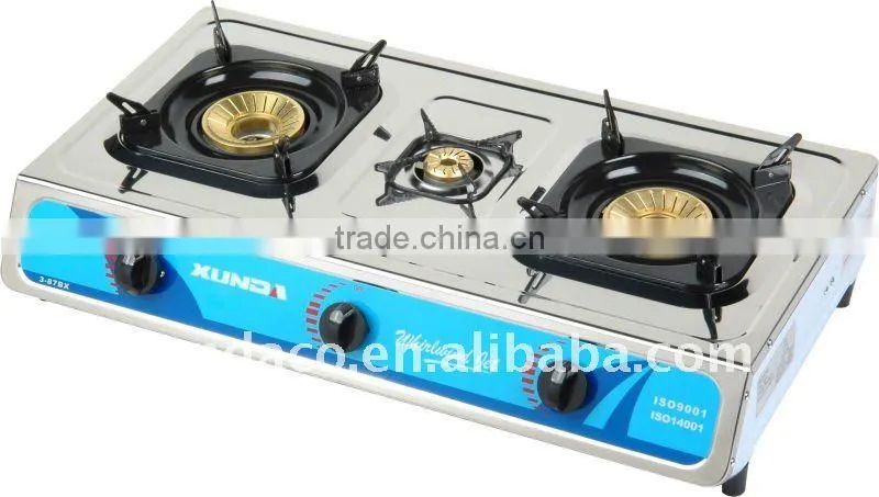 gas stove 3 burner cook tops