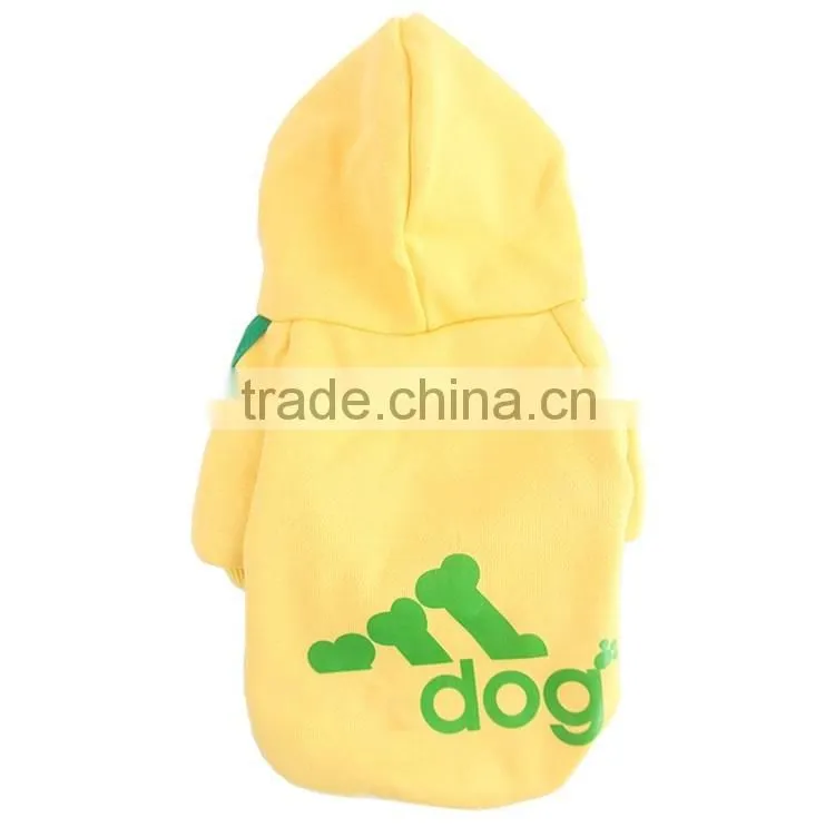 Factory Direct Wholesale Dog Clothes Sweater Fabric Adidog Pet Clothes