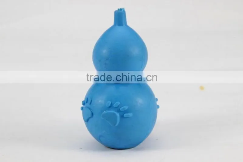 Bottle gourd thermoplastic rubber pet toy for dogs and cats chew dog supplies