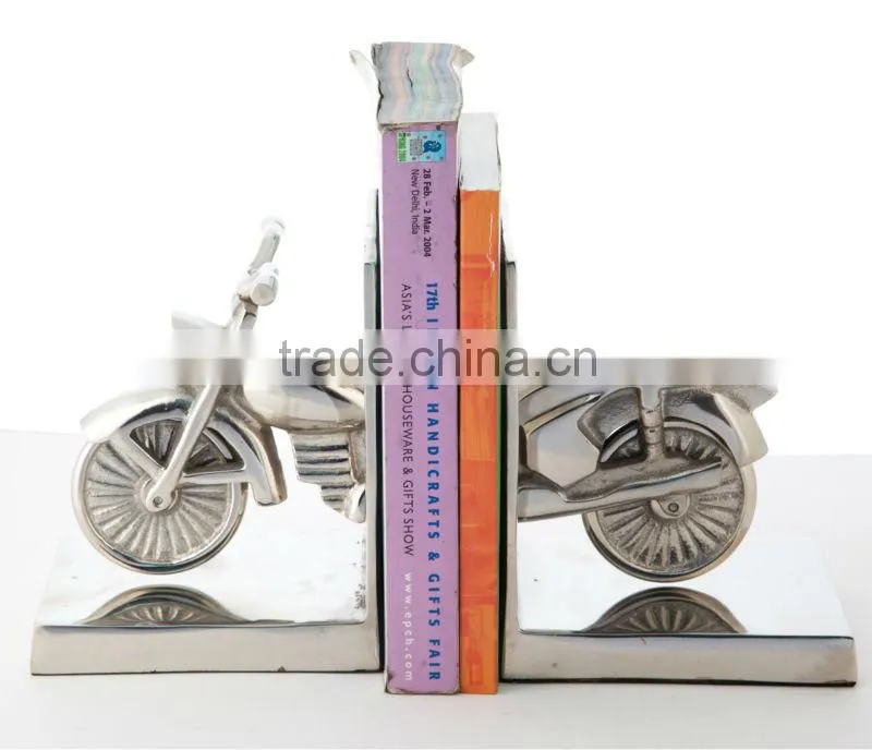 Cast Aluminum Globe Bookends, Nautical, Marine , Table top for Home, Business & Corporate Gifts, Book stand