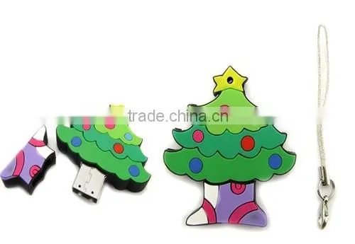 2015 new year Christmas promotion gift PVC sock USB