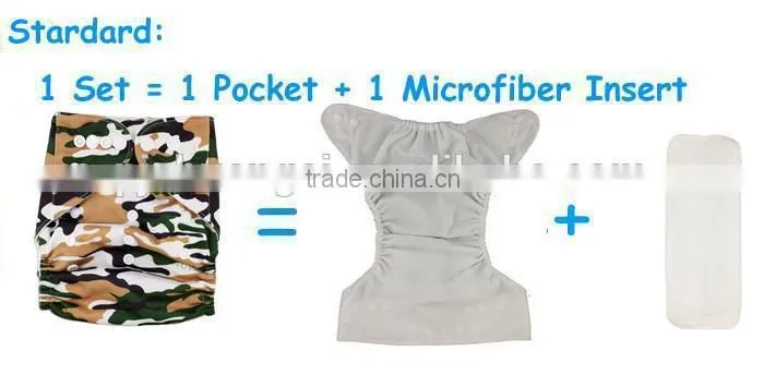 AnAnBaby Waterproof Cloth Nappy Double Row Snaps Nappies Cover