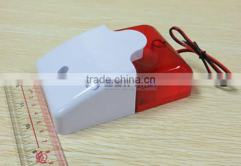 Mini Sound Strobe Alarm Siren Flash Light Large Siren Volume