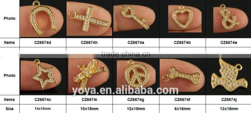 CZ6656 CZ micro pave Jewelry Making Supply, Gold leopard head Hook Clasps