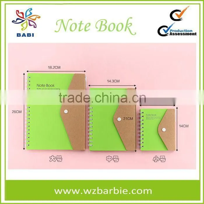 Kraft Spiral Notebook With Pen And Custom Logo Printing