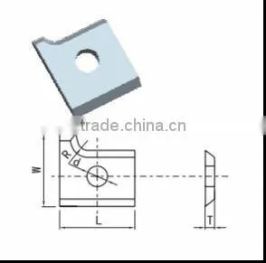 Woodworking knives Profiled Standard Blanks