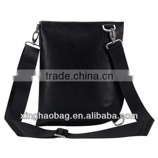 Men's high quality men leather small sling bags hand bag