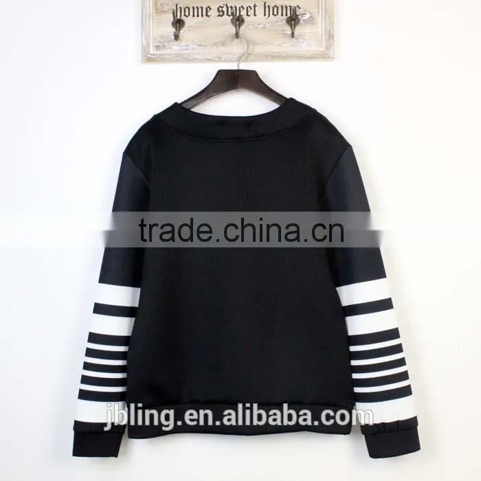 custom irregular pattern printed sweatshirt