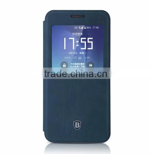 Original Baseus View Window Leather Case For Samsung S7 Terse Series PU Leather Flip Cover Case For Samsung Galaxy S7 TB-0236
