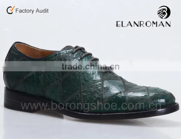 Goodyear welted shoes handmade shoe with leather sole