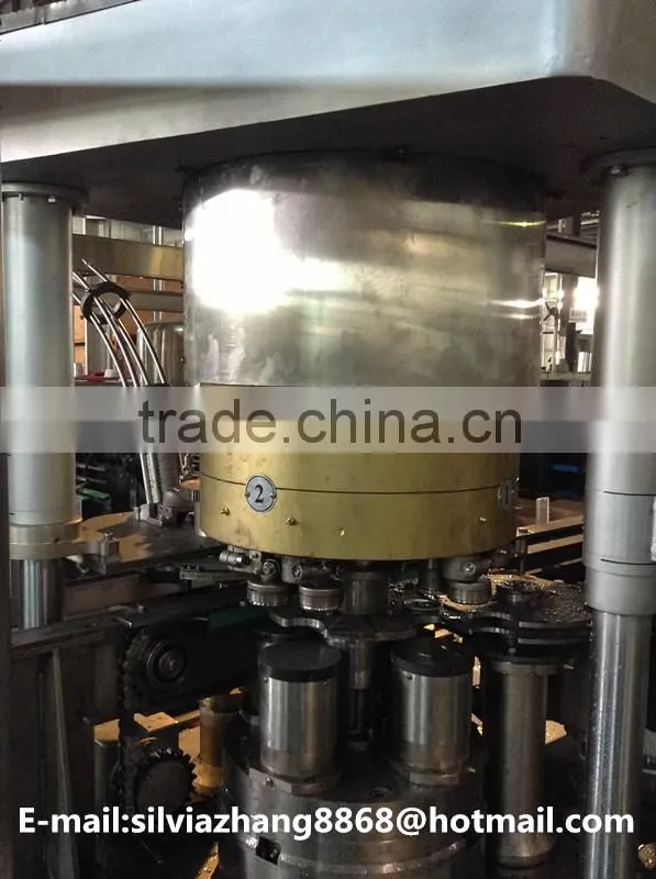 automtic juice beverage can filling seaming machine