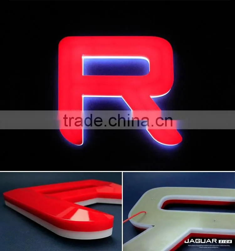 Made in China outdoor double sided led sign diy led backlit channel letter sign for outdoor advertising