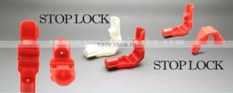 EAS system stoplock hard tags