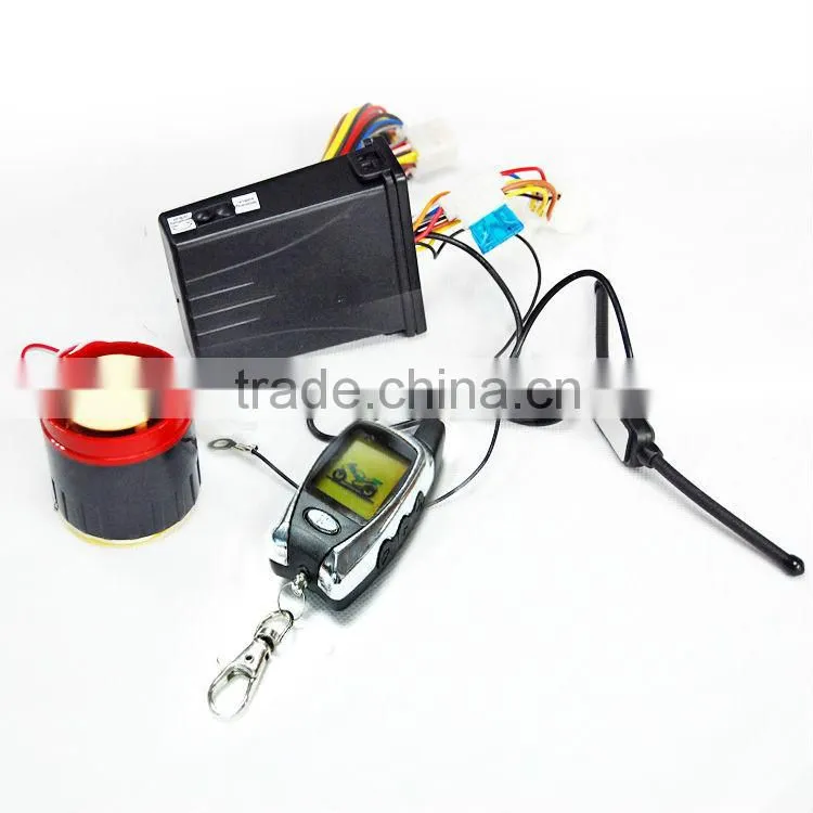 motorcycle 2-way LCD alarm system CFMC08 New system with remote engine start