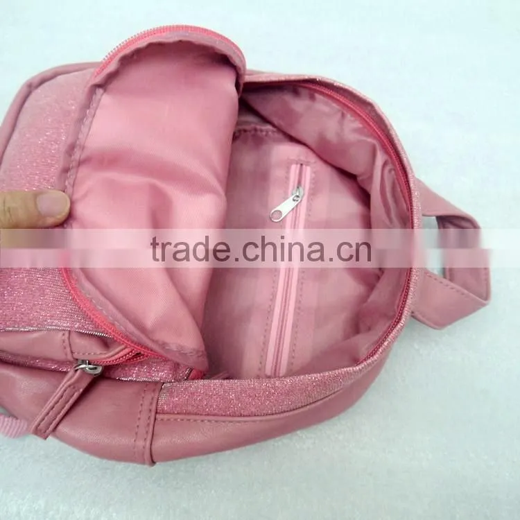 2106 fashion ladies backpack,pink genuine leather sports backpack,
