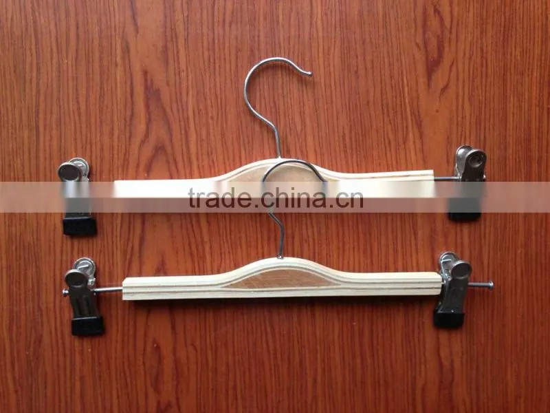 wooden trouser hanger /bluk wood hanger