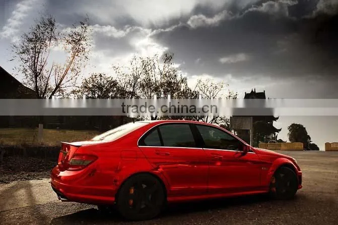 Factory wholesalechrome vinyl film with air channels