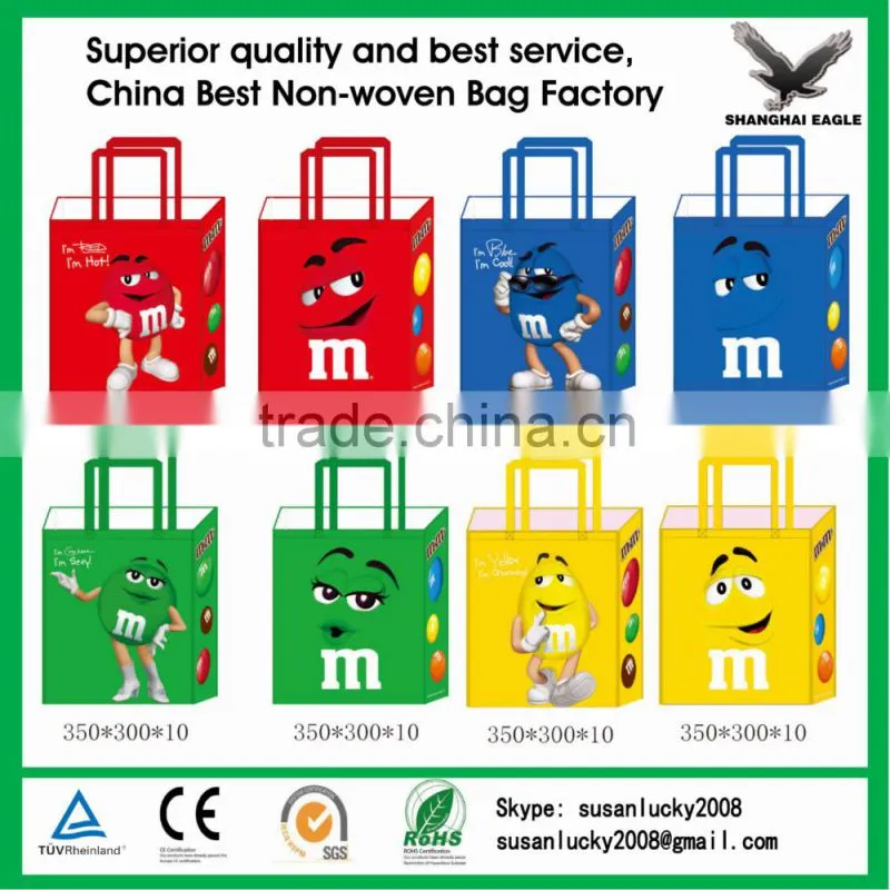 Promotional pp no woven bag wholesale (directly from factory)