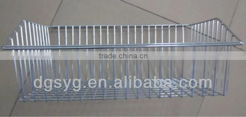 Chrome Wire Wall Panel Basket