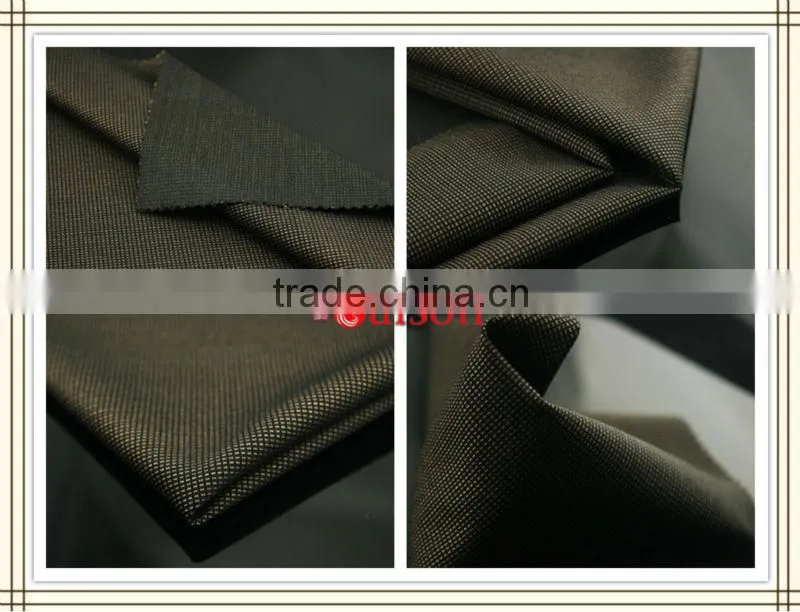 Turkey Men Suit Golden Poly Viscose Fabric Garment FU1154-2