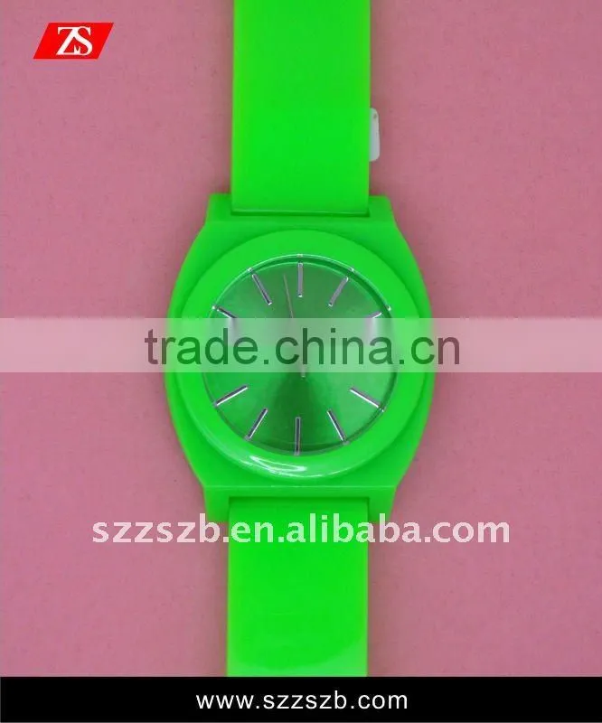 silicon plastic watch