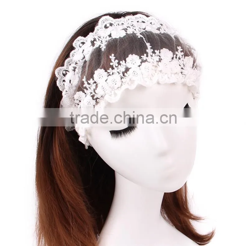 with 11 years manufacture experience design elastic hair bands head wrap for makeup