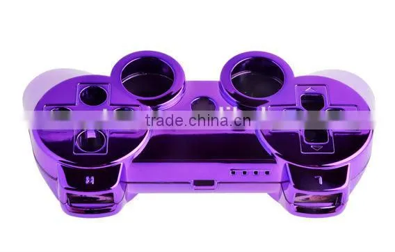 High quality Purple chrome shell housing for PS3 controller promotion Full Shell