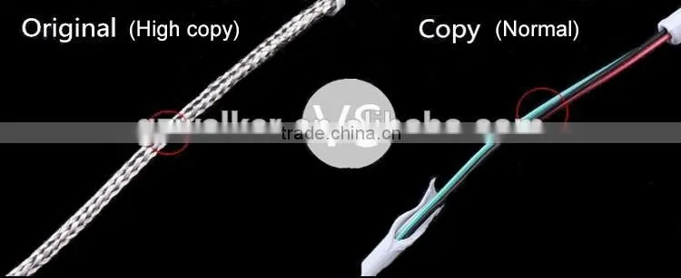 High quality 8pin USB cable types support latest ios9 data sync and charger cable for iphone 6