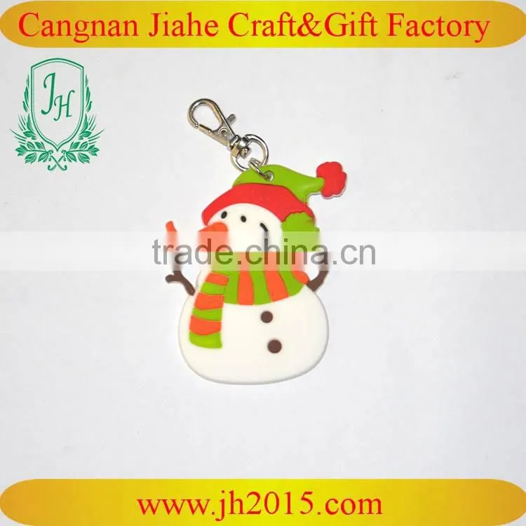 Custom design soft 3D PVC keychain