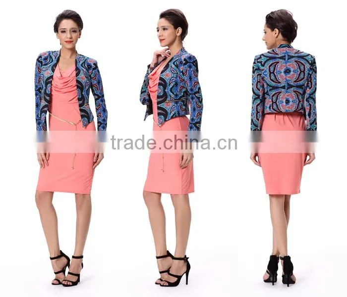 Wholesale formal print fancy suits blazer