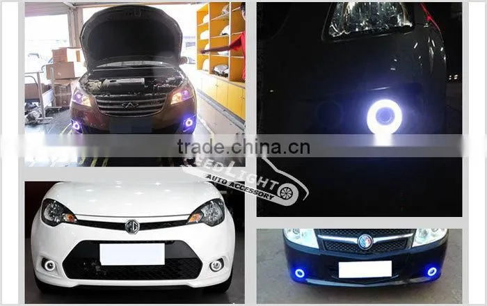 New Arrival Multi-fonction 30W 2.5 3.0 3.5 Inch LED Fog Light DRL LED Daytime Running Light With Angel Eye