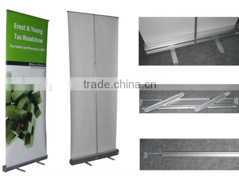 Factory customized aluminium alloy roll up banner heavy base