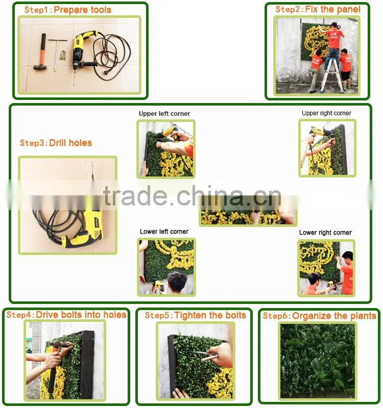High Quality Artificial Vertical Garden Plant Wall