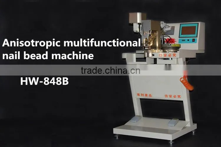 High speed intelligent irregular shape pearl beading machine