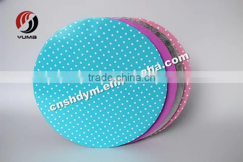 wholesale round colored cake drums