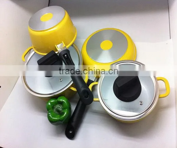 HQ Non-stick ceramic coating aluminum cookware set
