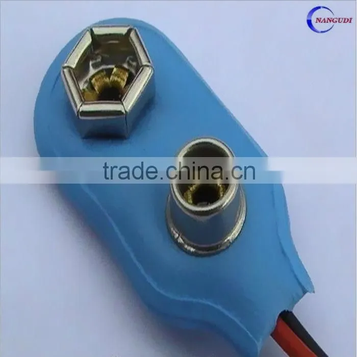 type I/T soft rubber 9V/12V/18V/27V plastic snap connectors