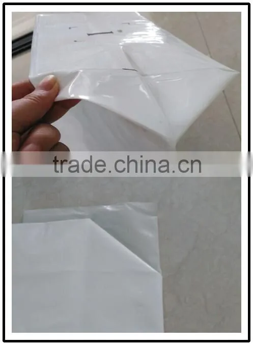 pe tarpaulin valve protective film cement bag/plastic bag